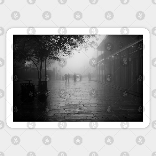 New Orleans on a foggy day Magnet by va103